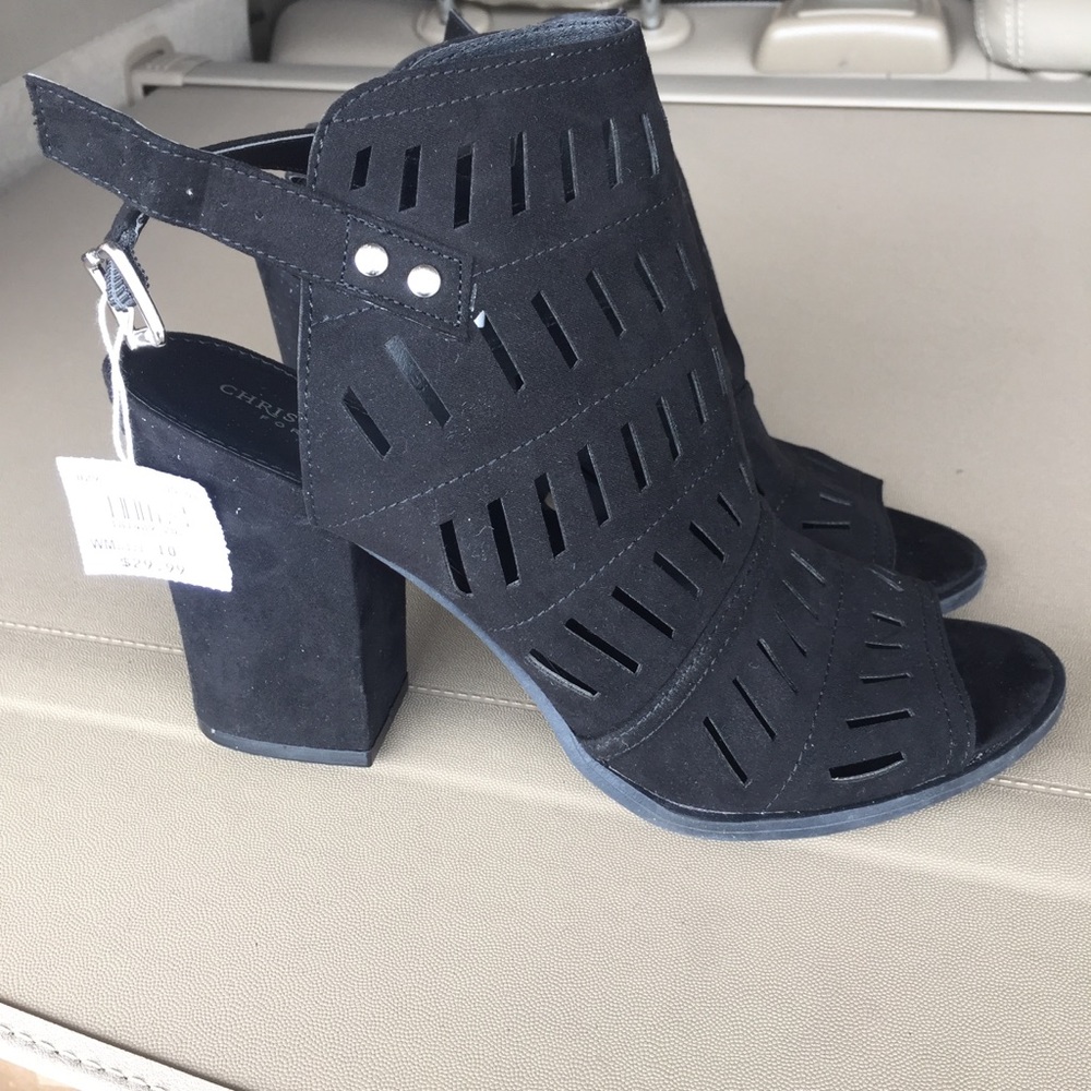 Black Christian Siriano Heels